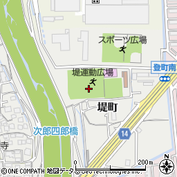 大阪府高槻市堤町3周辺の地図