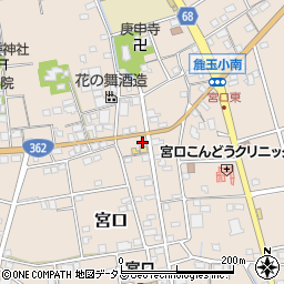 静岡県浜松市浜名区宮口608周辺の地図
