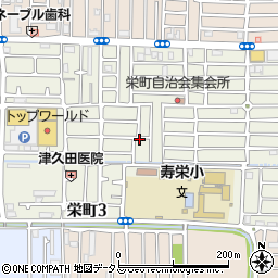 大阪府高槻市栄町周辺の地図