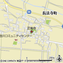 正楽寺周辺の地図