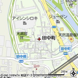 大阪府茨木市田中町周辺の地図