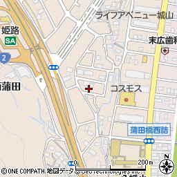 兵庫県姫路市広畑区西蒲田1785周辺の地図