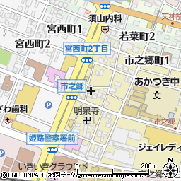 兵庫県姫路市市之郷町3丁目24周辺の地図