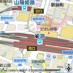 セブンイレブンハートインＪＲ姫路駅北口店周辺の地図