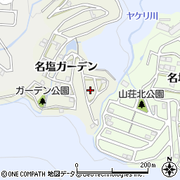 兵庫県西宮市名塩ガーデン10周辺の地図