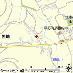 愛知県豊橋市石巻平野町下向嶋周辺の地図