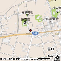静岡県浜松市浜名区宮口361周辺の地図
