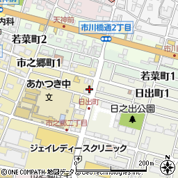 兵庫県姫路市市之郷町2丁目1周辺の地図