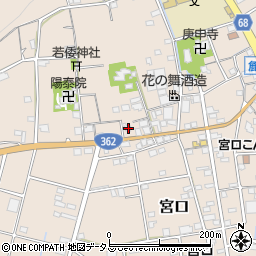 静岡県浜松市浜名区宮口348周辺の地図