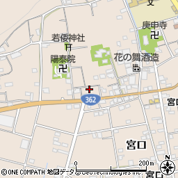 静岡県浜松市浜名区宮口355周辺の地図