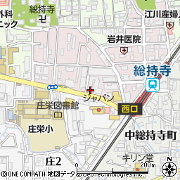 エディオン総持寺ハタナカデンキ周辺の地図
