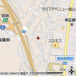 兵庫県姫路市広畑区西蒲田1779周辺の地図
