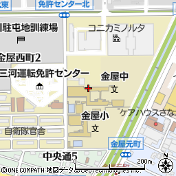 豊川市立金屋中学校周辺の地図