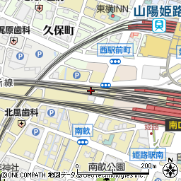 姫路駅西自転車駐車場周辺の地図