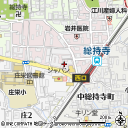 大阪府茨木市総持寺駅前町5周辺の地図