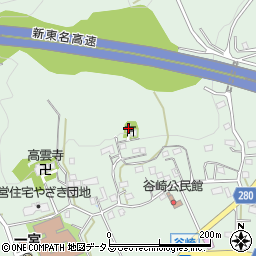 谷崎天神社周辺の地図