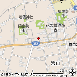 静岡県浜松市浜名区宮口352周辺の地図