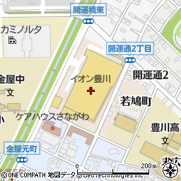 ゆうちょ銀行イオン豊川店内出張所 ＡＴＭ周辺の地図