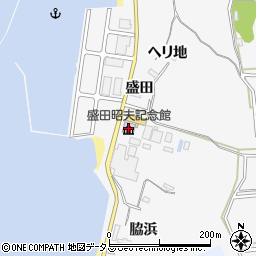 盛田昭夫記念館周辺の地図
