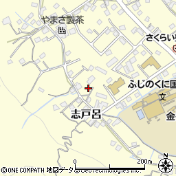 静岡県島田市志戸呂170周辺の地図