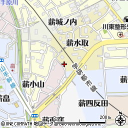 京都府京田辺市薪水取9-6周辺の地図