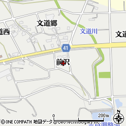愛知県西尾市吉良町津平前沢周辺の地図