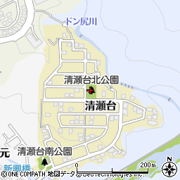 清瀬台北公園周辺の地図