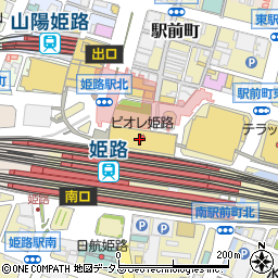 ＪＩＮＳ　ｐｉｏｌｅ姫路店周辺の地図