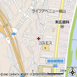 兵庫県姫路市広畑区西蒲田1790周辺の地図