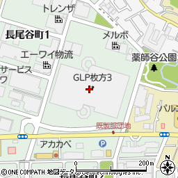島田商事枚方営業所周辺の地図