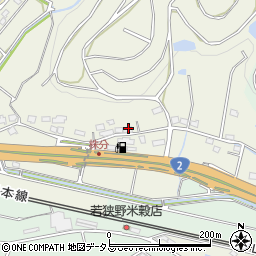 兵庫県相生市若狭野町上松351周辺の地図