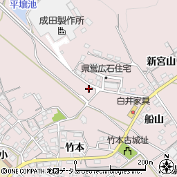 ユノ美容室周辺の地図