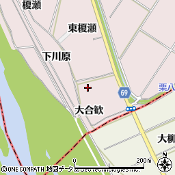 愛知県豊橋市賀茂町（大合歓）周辺の地図