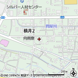 静岡県島田市横井周辺の地図