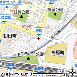 ミニミニＦＣ姫路城下町店周辺の地図