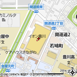 株式会社フォルムアイイオン豊川店周辺の地図