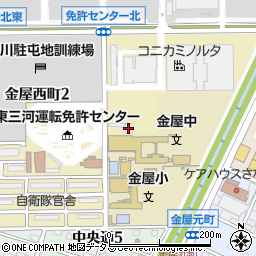 豊川自動車練習所周辺の地図