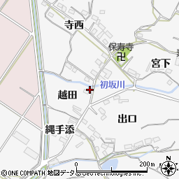愛知県豊橋市石巻小野田町越田17周辺の地図