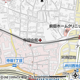 兵庫県川西市花屋敷1丁目24-7周辺の地図