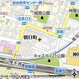 兵庫県姫路市朝日町15周辺の地図