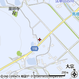 兵庫県加古川市志方町東中536周辺の地図