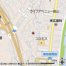 兵庫県姫路市広畑区西蒲田1774周辺の地図