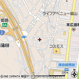 兵庫県姫路市広畑区西蒲田1770周辺の地図