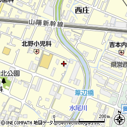 兵庫県姫路市岡田83周辺の地図