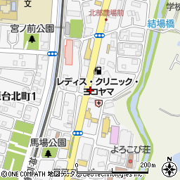 ごちそう村 神戸有野店周辺の地図