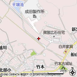 愛知県豊川市御津町広石永井田周辺の地図