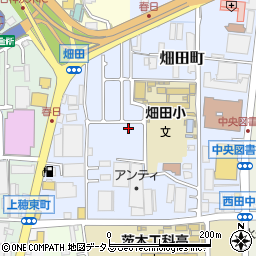 大阪府茨木市畑田町7-1周辺の地図