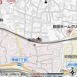 兵庫県川西市花屋敷1丁目25-7周辺の地図