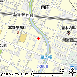 兵庫県姫路市岡田88周辺の地図