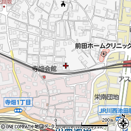 兵庫県川西市花屋敷1丁目24-1周辺の地図